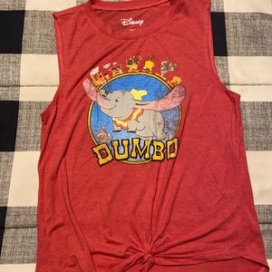 Disney Tank knotted top